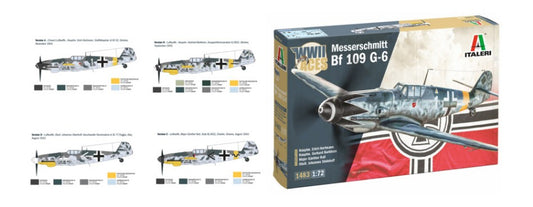 Bf 109 G-2/G-6 Aces KIT 1:72 Scala 1:72 Italeri