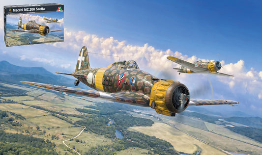MACCHI MC 200 SAETTA KIT 1:32 Scala 1:32 Italeri