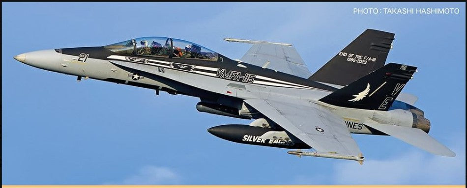 F/A-18D HORNET Vmfa-115 SILVER EAGLES KIT 1:72 Scala 1:72 Hasegawa
