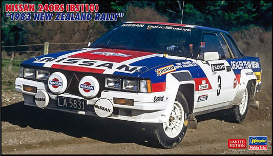 NISSAN 240Rs 1983 NEW ZELAND RALLY KIT 1:24 Scala 1:24 Hasegawa