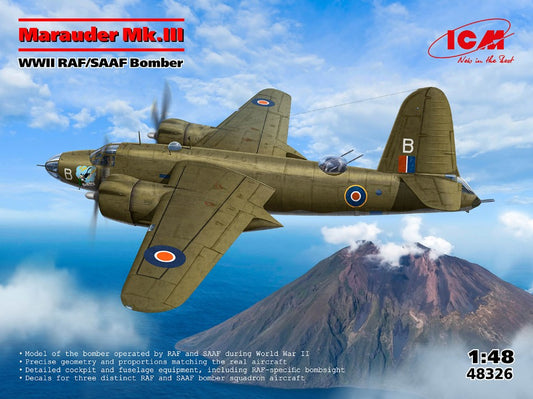 MARAUDER Mk.III WWII RAF/SAAF BOMBER KIT 1:48 Scala 1:48 ICM