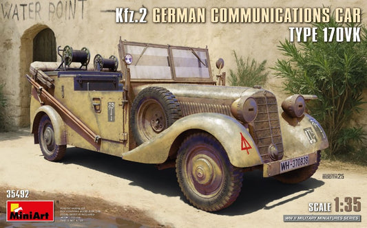 Kfz.2 GERMAN COMMUNICATIONS CAR TYPE 170VK KIT 1:35 Scala 1:35 Miniart