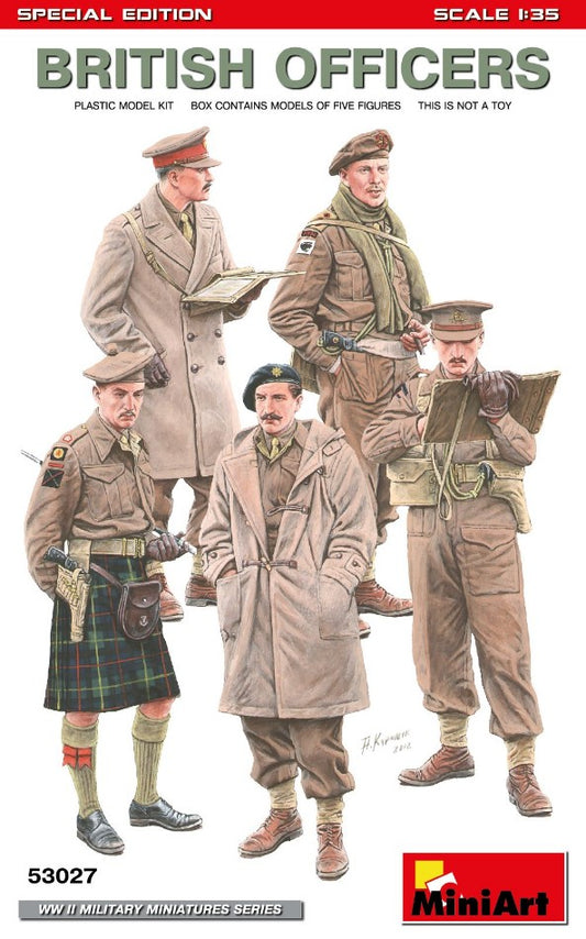 BRITISH OFFICERS SPECIAL EDITION KIT 1:35 Scala 1:35 Miniart
