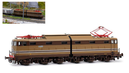 FS E.645 2nd SERIES ALUMINIUM STRIPES BROWN BOGIES EP.IV 1:87 Scala 1:87 Rivarossi