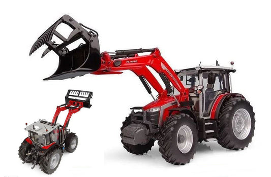 MASSEY FERGUSON 5M.145 WITH FRONTLOADER 1:32 Scala 1:32 Universal Hobbies