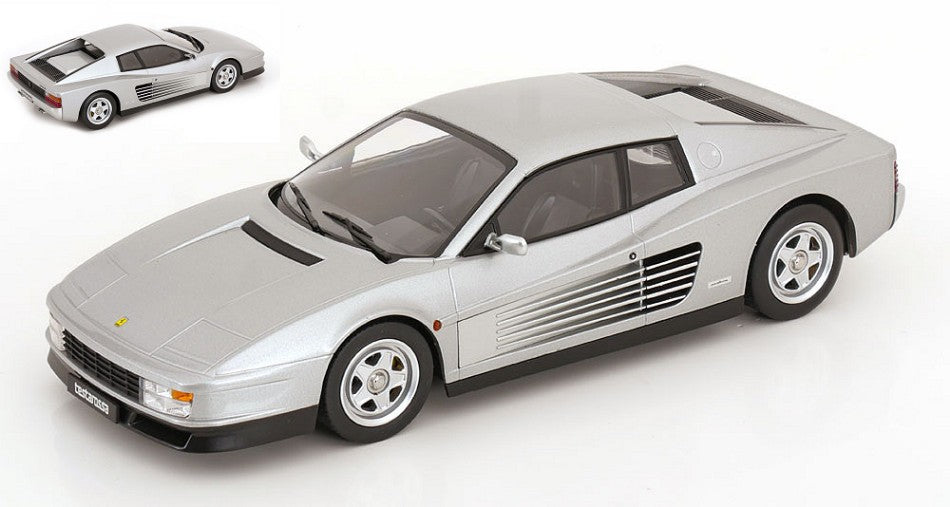 FERRARI TESTAROSSA 1986 SILVER-GREYMETALLIC 1:18 Scala 1:18 KK Scale
