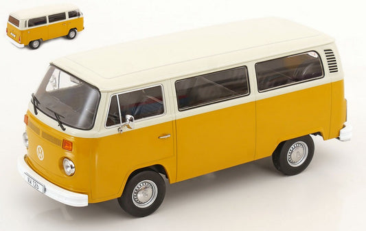 VW T2b BUS 1972 YELLOW W/WHITE ROOF 1:18 Scala 1:18 KK Scale