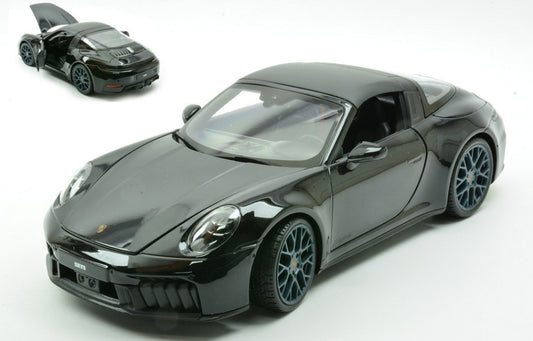 PORSCHE 911 (992.2) TARGA 4 GTS HYBRID 2025 BLACK 1:18 Scala 1:18 Maisto