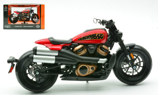 HARLEY DAVIDSON SPORTSER S 2024 RED METALLIC 1:12 Scala 1:12 Maisto