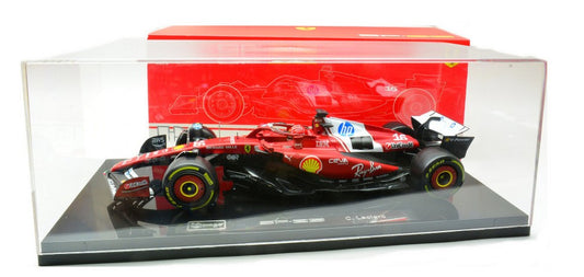 FERRARI F1 N.16 CHARLES LECLERC 2025 SIGNATURE 1:18 Scala 1:18 Burago