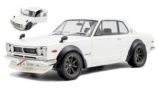 NISSAN SKYLINE (C10) HAKOSUKA SOLIDO WORKS 1970 PEARL WHITE 1:18 Scala 1:18 Solido
