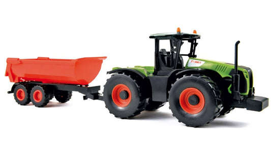 CLAAS XERION 5000 W/TRAILER PLASTIGAM 1:43 REPROD. Scala 1:43 Norev