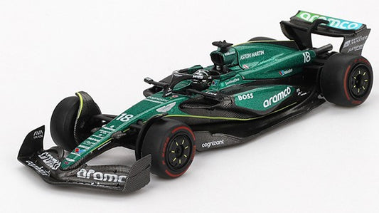 ASTON MARTIN AMR24 #18
LANCE STROLL BAHRAIN GP 2024 1:64 Scala 1:64 Mini GT