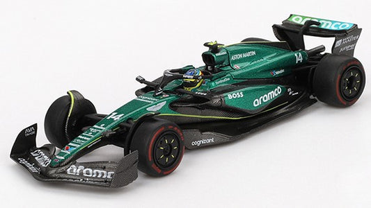 ASTON MARTIN AMR24 #14
FERNANDO ALONSO BAHRAIN GP 2024 1:64 Scala 1:64 Mini GT
