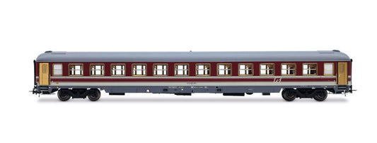 FS, UIC-X 1979 CARROZZA TRASPORTO PRIGIONIERI RED/GREY LIV. EP.IV-V 1:87 Scala 1:87 Rivarossi