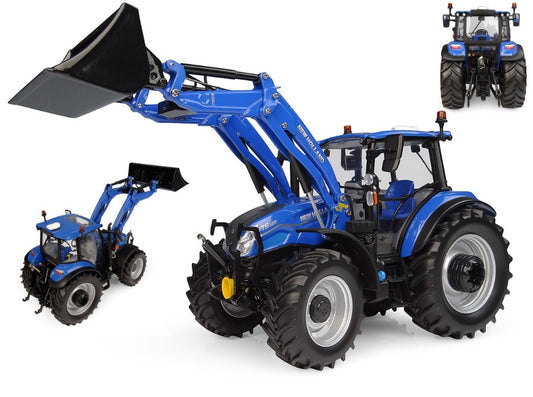 TRATTORE NEW HOLLAND T5.120 W/655LU FRONT LOADER 1:32 Scala 1:32 Universal Hobbies