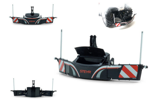PARAURTI DI SICUREZZA TRACTOR BUMPER SAFETYWEIGHT STEYR VERSION 1:32 Scala 1:32 Universal Hobbies