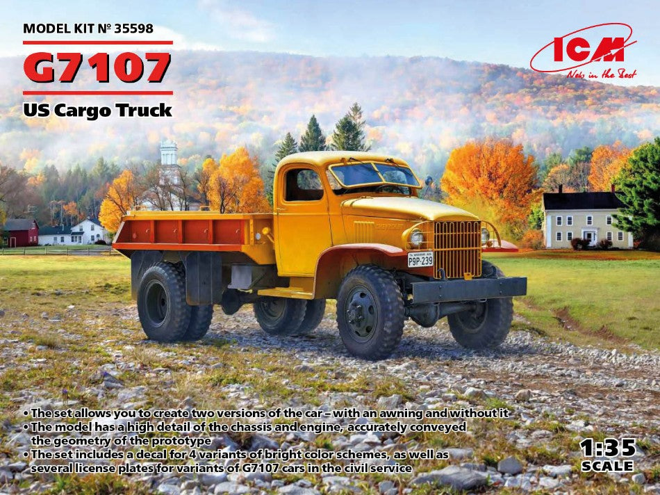 G7107 US CARGO TRUCK KIT 1:35 Scala 1:35 ICM
