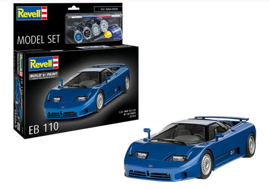 BUGATTI EB110 MODEL SET KIT 1:24 Scala 1:24 Revell