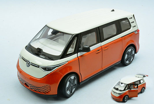 VW ID BUZZ METALLIC ORANGE W/WHITE ROOF 1:24 Scala 1:24 Welly