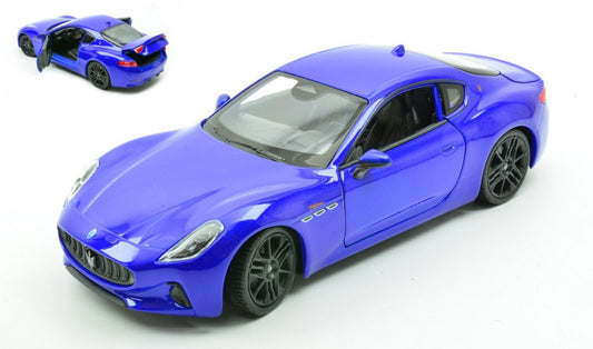 MASERATI GRAN TURISMO F METALLIC BLUE 1:24 Scala 1:24 Welly