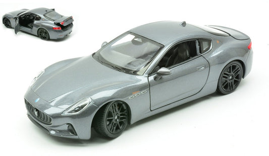 MASERATI GRAN TURISMO F METALLIC GREY 1:24 Scala 1:24 Welly