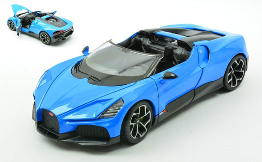 BUGATTI W16 MISTRAL BLUE 1:24 Scala 1:24 Welly