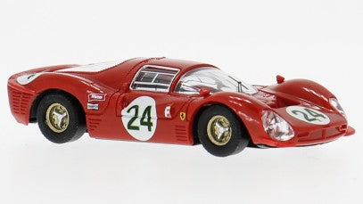 FERRARI 330P3 SPIDER N.24 DAYTONA 1967 M.PARKES-L.SCARFIOTTI 1:87 Scala 1:87 Brekina