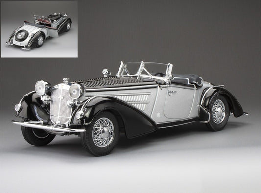 HORCH 855 SPECIAL ROADSTER 1939 BLACK/SILVER 1:18 Scala 1:18 SunStar