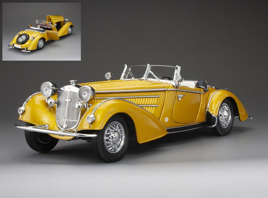HORCH 855 SPECIAL ROADSTER 1939 GOLD 1:18 Scala 1:18 SunStar