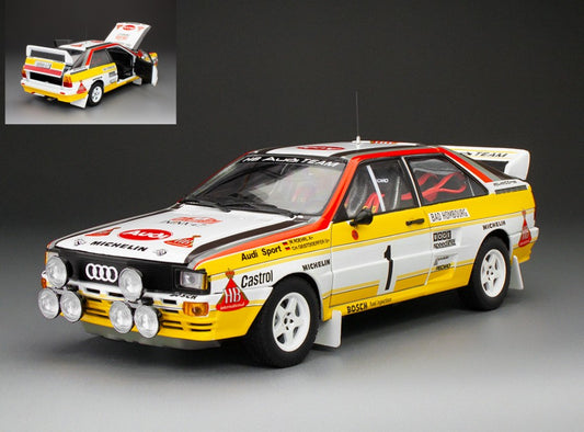 AUDI QUATTRO A2 N.1 WINNER RALLY MONTE CARLO 1984 ROHRL-GEISTDORFER 1:18 Scala 1:18 SunStar
