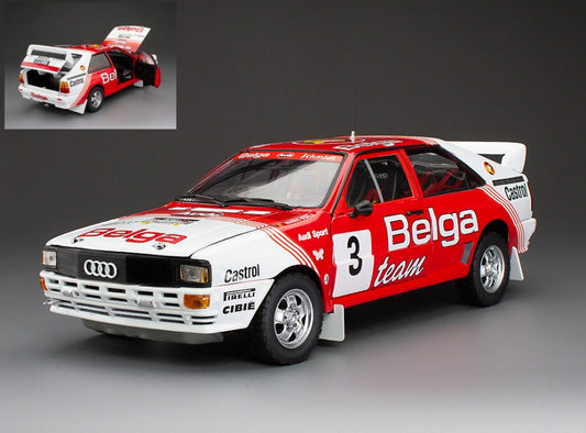 AUDI QUATTRO A1 N.3 WINNER RALLY HASPENGOUW 1983 DUEZ-LUX 1:18 Scala 1:18 SunStar