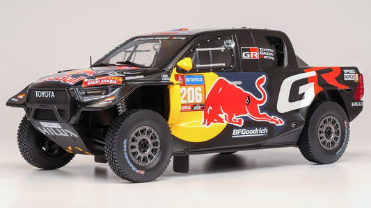 TOYOTA GR DKR HILUX EVO T1U N.206 RALLY DAKAR 2024 MORAES-MONLEON 1:18 Scala 1:18 Ixo Model