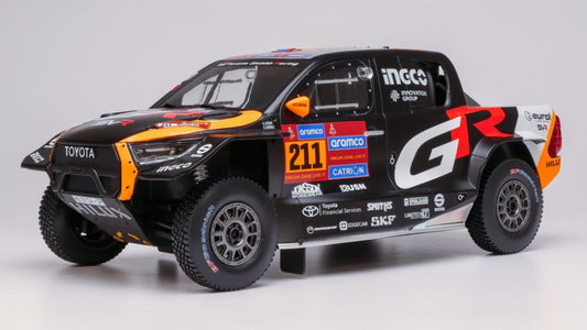 TOYOTA GR DKR HILUX EVO T1U N.211 RALLY DAKAR 2025 HENK-BRETT 1:18 Scala 1:18 Ixo Model