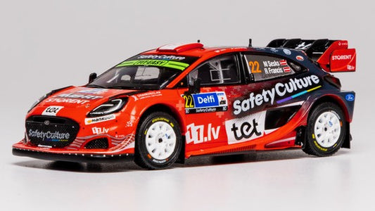 FORD PUMA N.22 RALLY1 ESTONIA 2025 SESKS-FRANCIS 1:43 Scala 1:43 Ixo Model