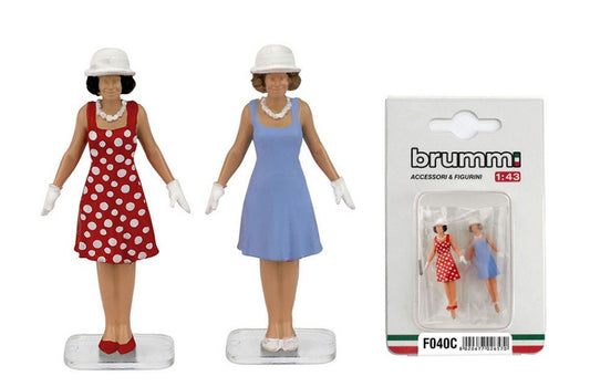 SPETTATRICI ANNI 60 Pz.2 Scala 1:43 Brumm
