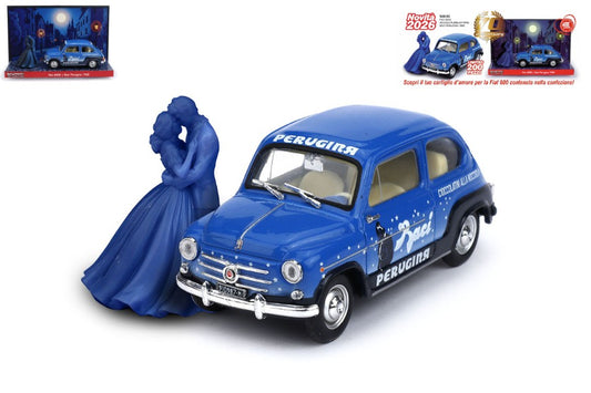 FIAT 600 D BERLINA 1960 BACI PERUGINA ED.LIM.PCS 200 1:43 Scala 1:43 Brumm