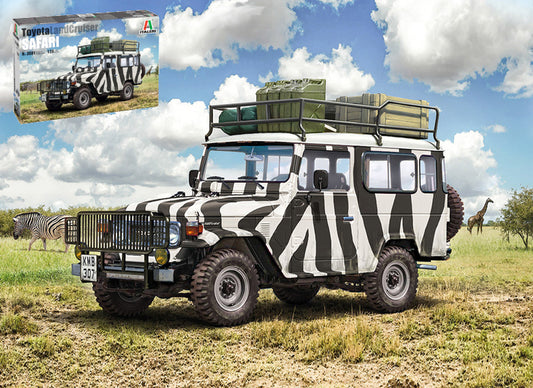 TOYOTA LAND CRUISER SAFARI KIT 1:24 Scala 1:24 Italeri