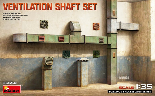 VENTILATION SHAFT SET KIT 1:35 Scala 1:35 Miniart