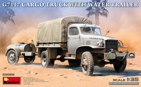 G7117 CARGO TRUCK WITH WATER TRAILER KIT 1:35 Scala 1:35 Miniart