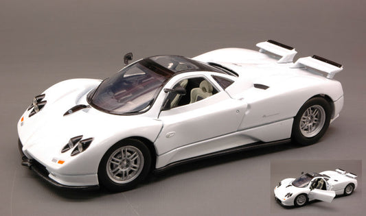 PAGANI ZONDA C12 1999 WHITE 1:24 Scala 1:24 MotorMax