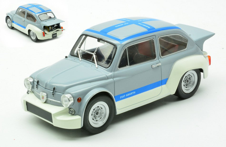 FIAT ABARTH 1000 GR.2 1970 GREY/BLUE 1:24 Scala 1:24 Whitebox