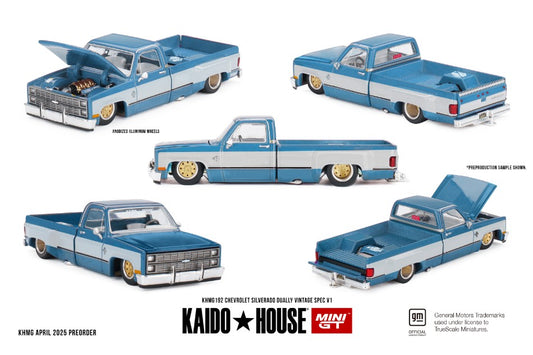 CHEVROLET SILVERADO DUALLY
VINTAGE SPEC V1 1:64 Scala 1:64 Mini GT