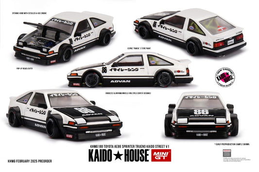 TOYOTA SPRINTER TRUENO (AE86)
KAIDO WORKS IMAI RACING V1 1983 1:64 Scala 1:64 Mini GT