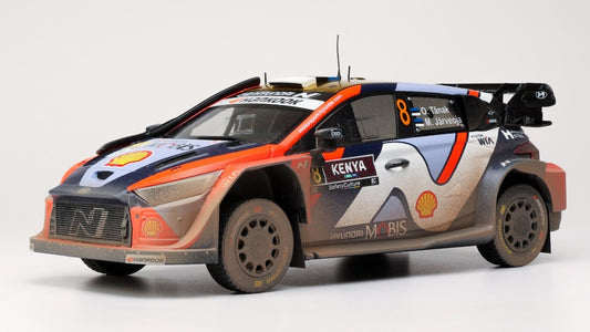 HYUNDAI i20 N N.8 RALLY1 SAFARI KENYA 2025 TANAK-JARVEOJA 1:18
 Scala 1:18 Ixo Model