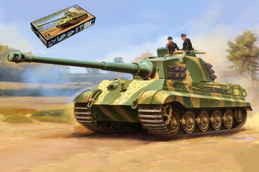 CARRO TIGER II Pz.Kpfw.VI KIT 1:16 Scala 1:16 Trumpeter