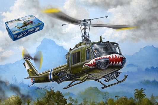 ELICOTTERO UH-1B HUEY GUNSHIP KIT 1:35 Scala 1:35 Trumpeter