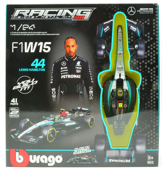 MERCEDES W15 N.44 LEWIS HAMILTON 2024 KIT 1:24 Scala 1:24 Burago