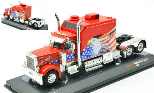 PETERBILT 379 CUSTOM 2002 RED/DECALS 1:64 Scala 1:64 Ixo Model