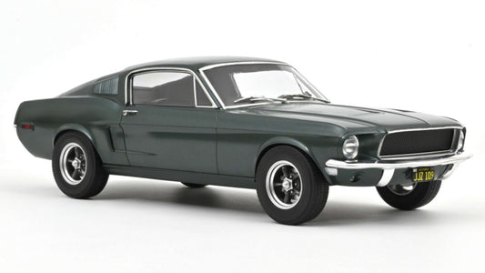 FORD MUSTANG FASTBACK 1968 SATIN GREEN METALLIC REPRODUCTION 1:12 Scala 1:12 Norev
